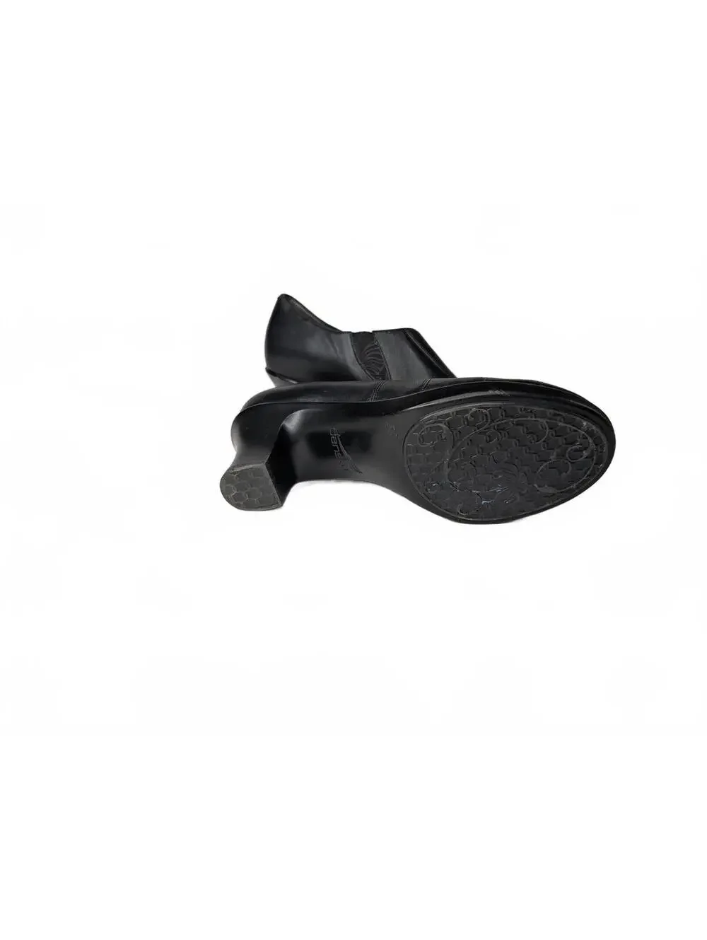 Dansko Black Leather Ankle Booties with Heel‎ Size 39